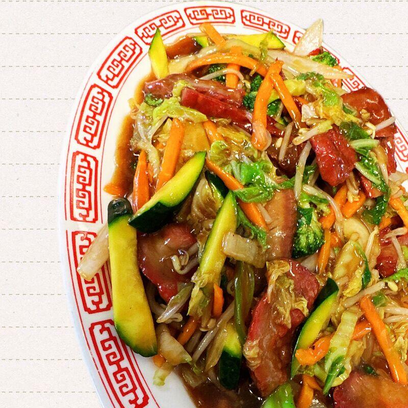 Roast Pork Chop Suey