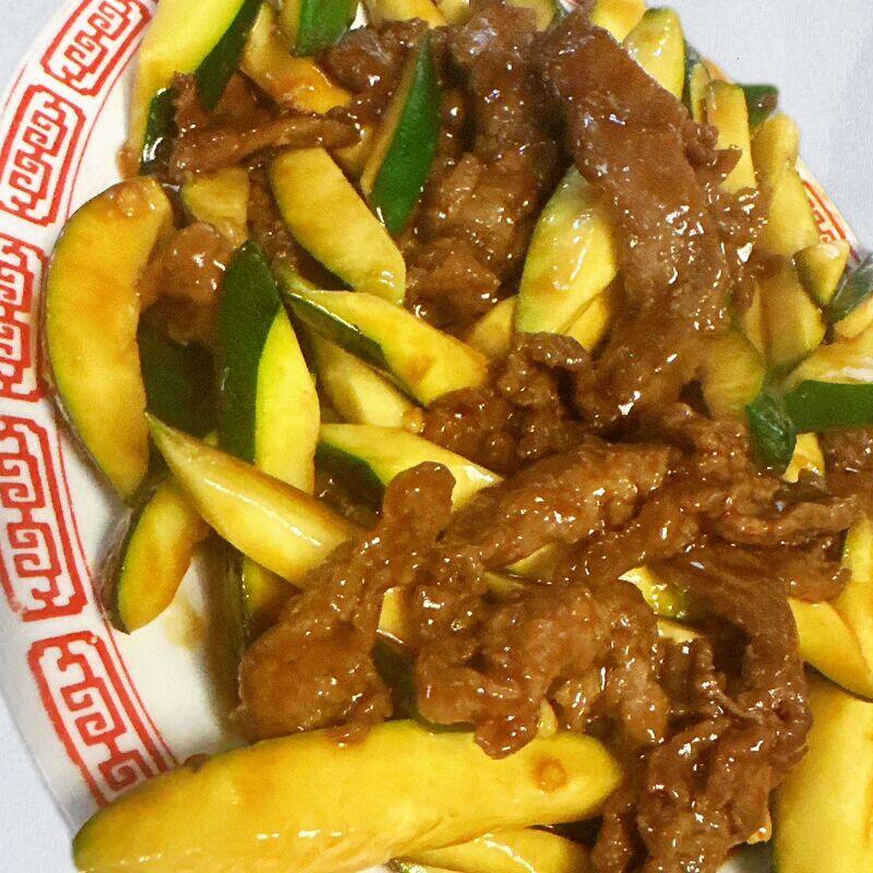 B-18. Squash Beef / Zucchini Beef