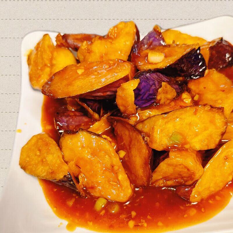 V-6 Eggplant with Garlic Sauce