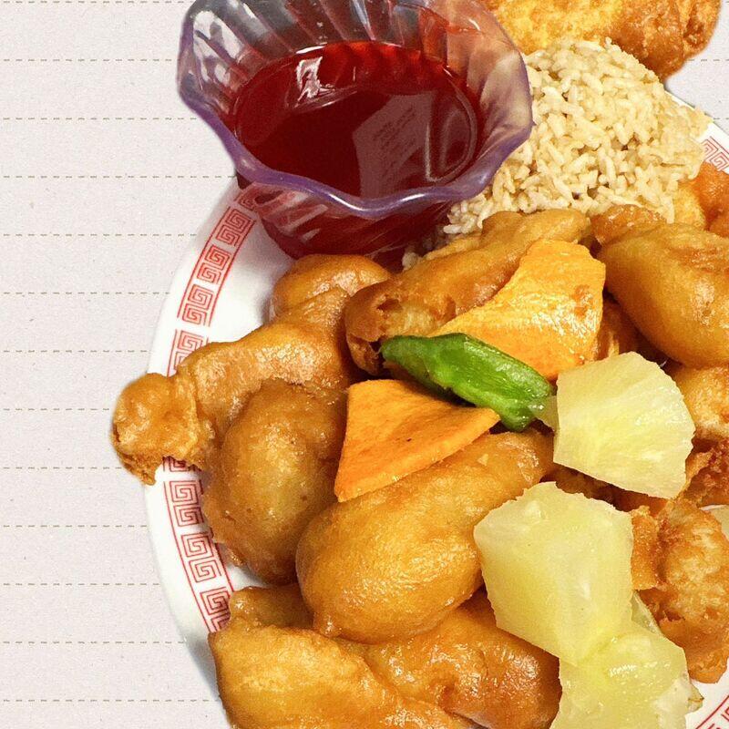 F. SWEET & SOUR CHICKEN