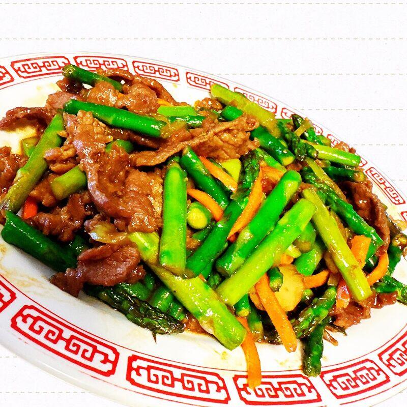 B-7. ASPARAGUS BEEF