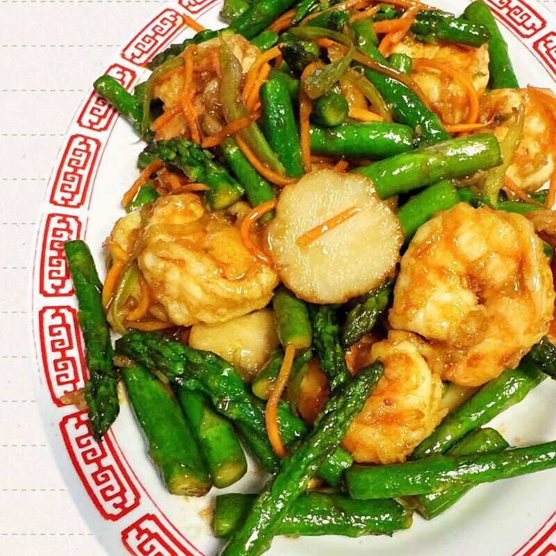 S-13. ASPARAGUS SHRIMP