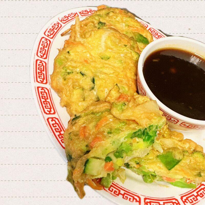 Y-5 Mixed Vegetable Egg Foo Young
